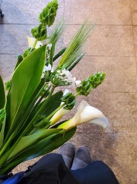 白と緑｜「花里」　（神奈川県逗子市の花キューピット加盟店 花屋）のブログ
