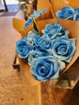 青｜「花里」　（神奈川県逗子市の花キューピット加盟店 花屋）のブログ
