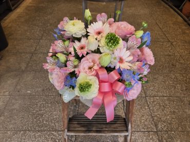 ピンクと水色|「花里」　（神奈川県逗子市の花屋）のブログ